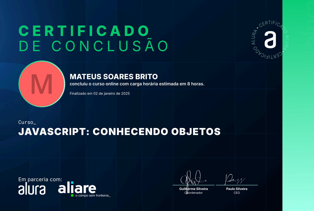Certificado de JavaScript